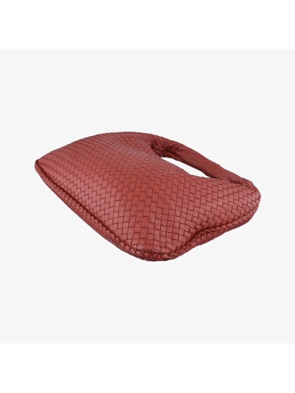 Bottega Veneta Intrecciato Red Lambskin Handbag - Picture 6 of 15